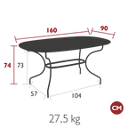 Opera Oval Table - Cedar Nursery - Plants and Outdoor Living