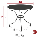 Opera Round Table - Cedar Nursery - Plants and Outdoor Living