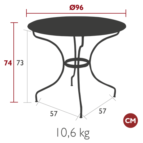 Opera Round Table - Cedar Nursery - Plants and Outdoor Living