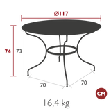 Opera Round Table - Cedar Nursery - Plants and Outdoor Living