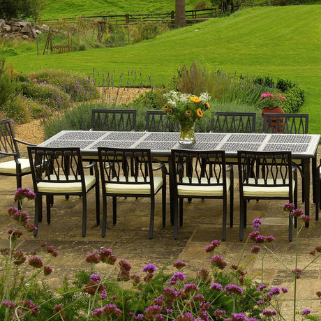 Sienna outdoor dining table from Oxley's
