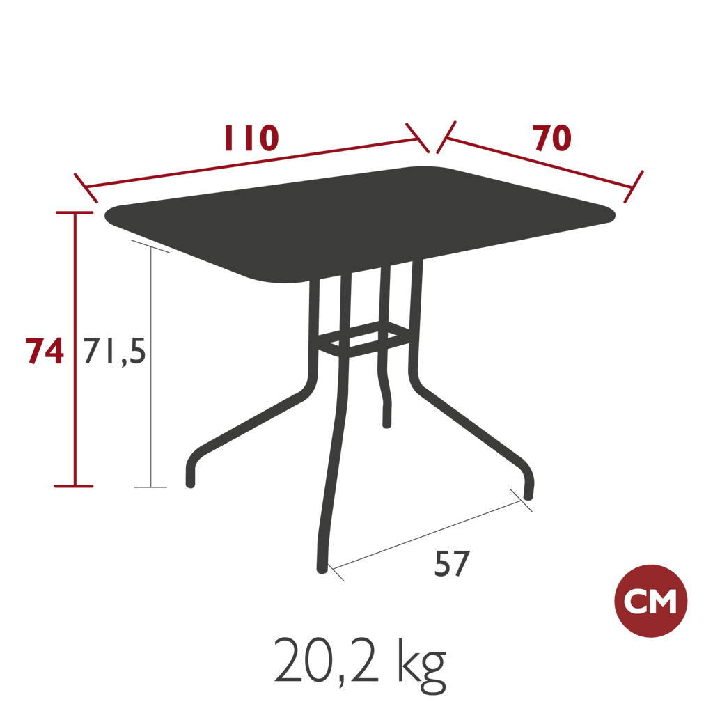 Petale Table - Cedar Nursery - Plants and Outdoor Living