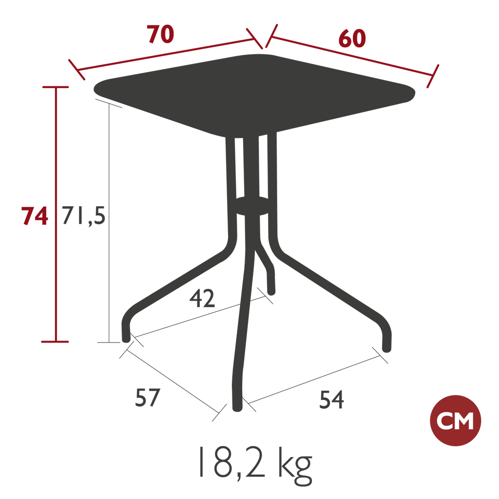 Petale Table - Cedar Nursery - Plants and Outdoor Living