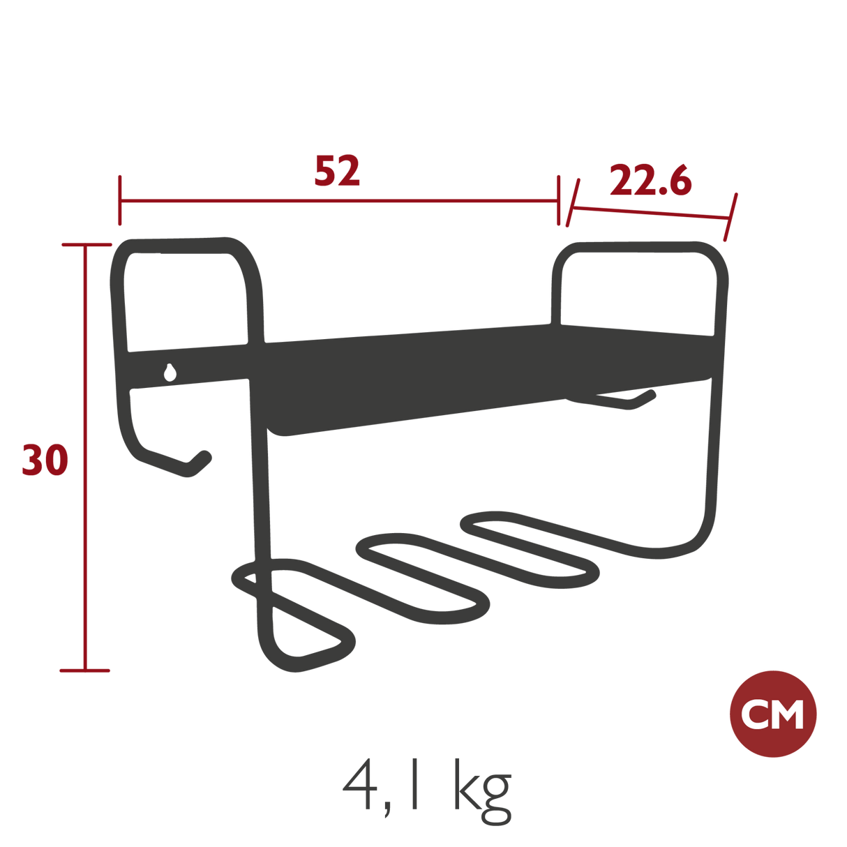 Picolino Wall Shelf - Cedar Nursery - Plants and Outdoor Living