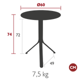 Rest'O Round Table - Cedar Nursery - Plants and Outdoor Living