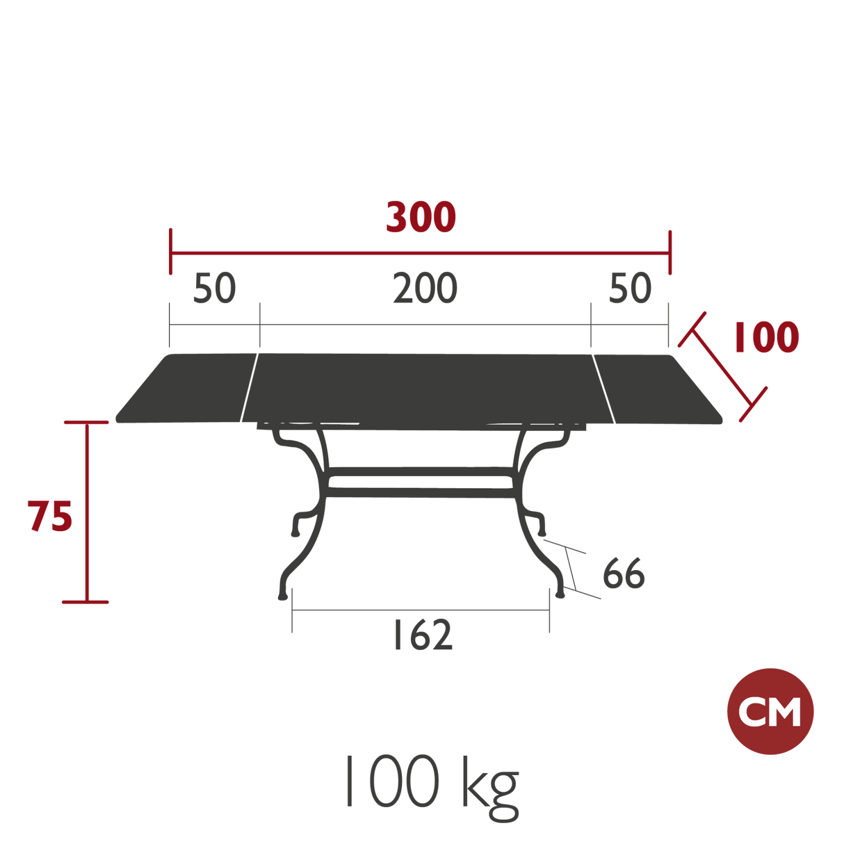 Romane Extending Table - Cedar Nursery - Plants and Outdoor Living