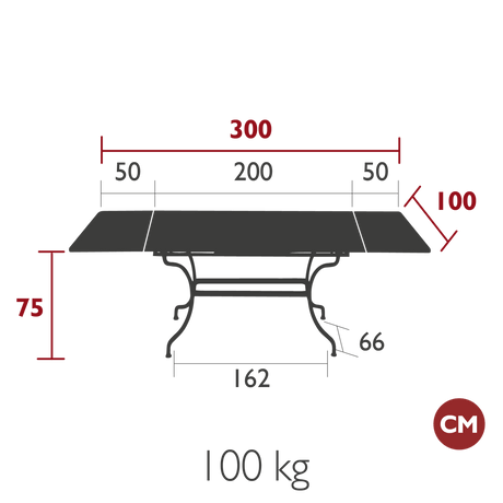 Romane Extending Table - Cedar Nursery - Plants and Outdoor Living