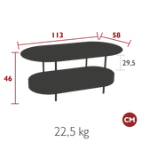 Salsa Low Table - Cedar Nursery - Plants and Outdoor Living