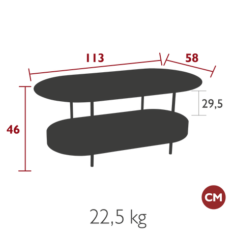 Salsa Low Table - Cedar Nursery - Plants and Outdoor Living