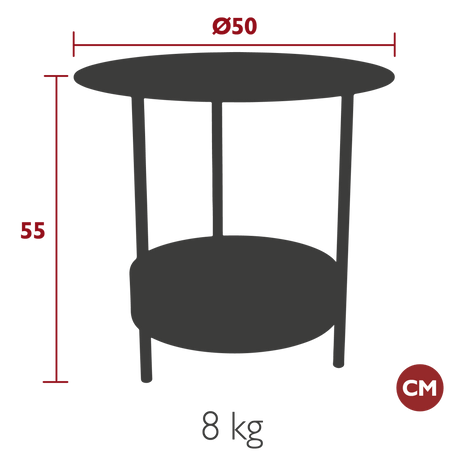 Salsa Pedestal Table - Cedar Nursery - Plants and Outdoor Living