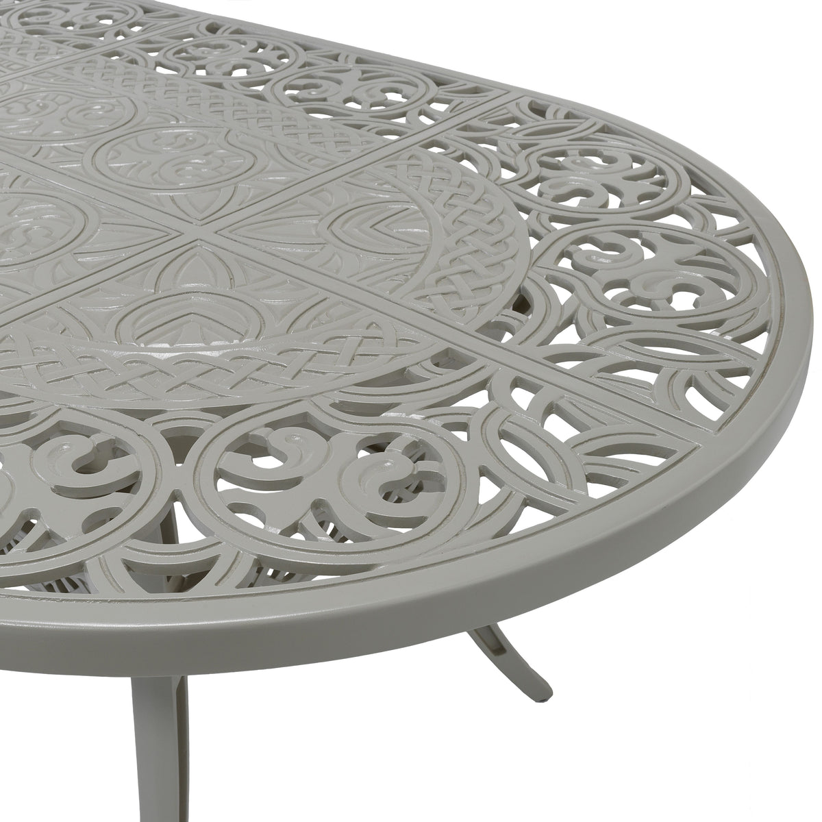 Scroll Oval Dining Table