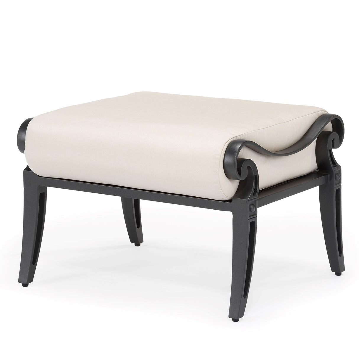 Scroll Outdoor Ottoman - Scroll Collection by Oxleys outdoor furniture