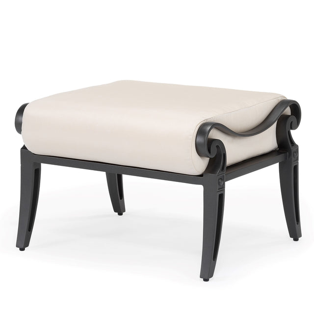 Scroll Outdoor Ottoman - Scroll Collection by Oxleys outdoor furniture