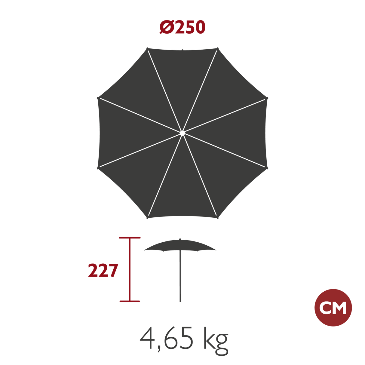 Shadoo Parasol - Cedar Nursery - Plants and Outdoor Living