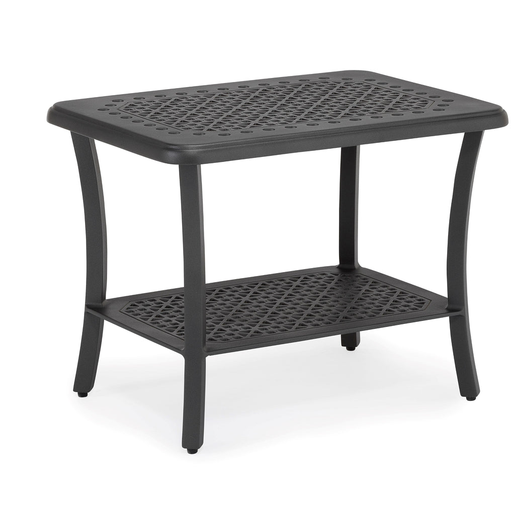 Sienna Side Table with Shelf - Sienna Collection by Oxleys outdoor furniture