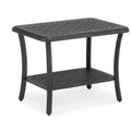 Sienna Side Table with Shelf - Sienna Collection by Oxleys outdoor furniture
