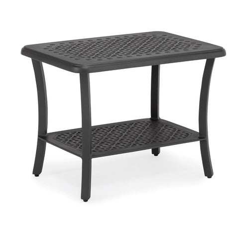 Sienna Side Table with Shelf - Sienna Collection by Oxleys outdoor furniture