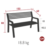 Somerset Bench - Cedar Nursery - Plants and Outdoor Living