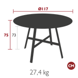 So'O Round Table - Cedar Nursery - Plants and Outdoor Living