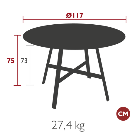 So'O Round Table - Cedar Nursery - Plants and Outdoor Living