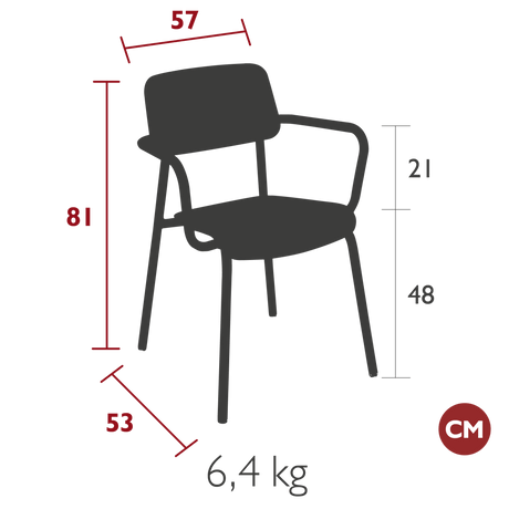 Studie Armchair - Cedar Nursery - Plants and Outdoor Living