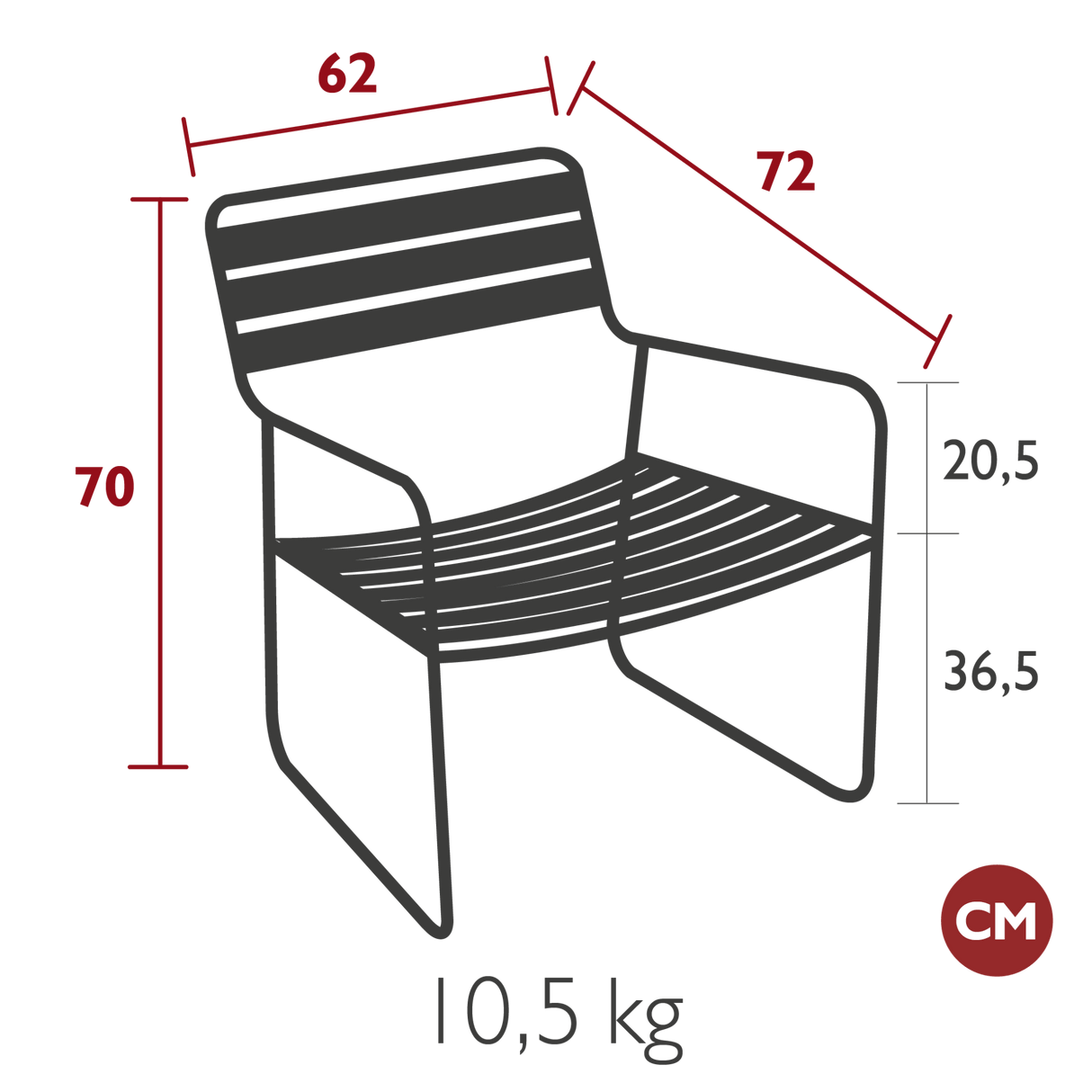 Surprising Lounge Low Armchair - Cedar Nursery - Plants and Outdoor Living