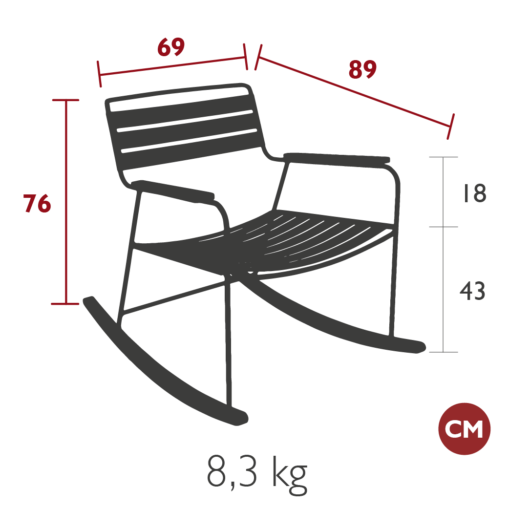 Surprising Lounge Rocking Chair - Cedar Nursery - Plants and Outdoor Living