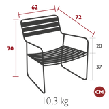 Surprising Lounge Teak Low Armchair - Cedar Nursery - Plants and Outdoor Living