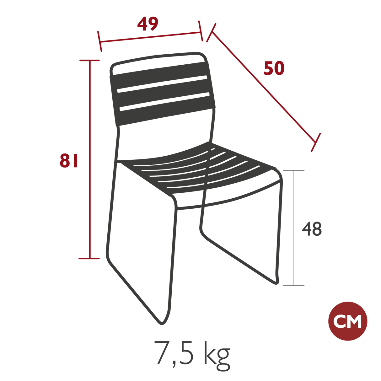 Surprising Teak Dining Chair - Cedar Nursery - Plants and Outdoor Living
