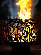 Wildflower Sphere Firepit - Cedar Nursery - Plants and Outdoor Living
