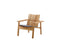 Amaze Teak Lounge Chair, Stackable - Cedar Nursery - Plants and Outdoor Living