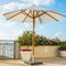 Bambrella Levante Round Parasol 3m - Cedar Nursery - Plants and Outdoor Living