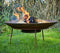 Corten Steel Fire Bowl with Stand - Cedar Nursery - Plants and Outdoor Living