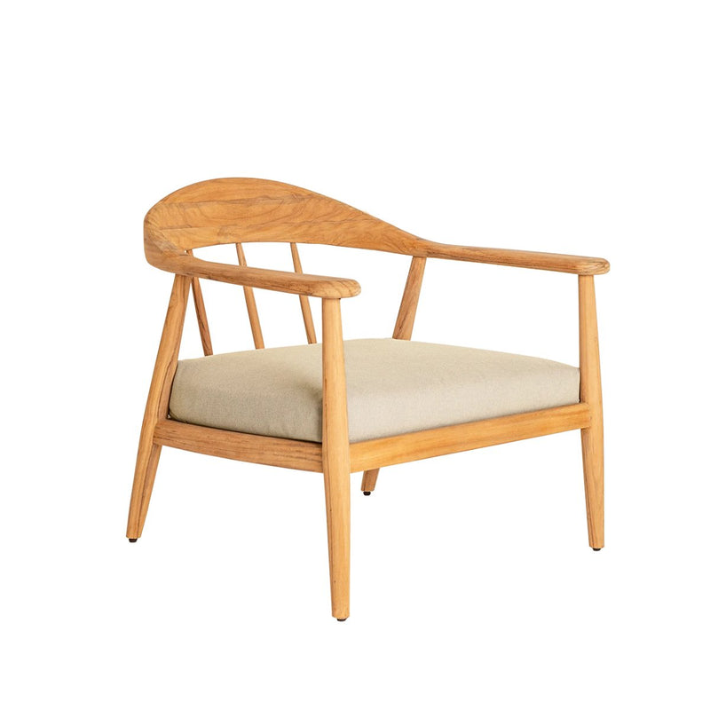 Dana Teak Lounge Chair - Cedar Nursery - Plants and Outdoor Living