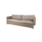 Ex-Display Diamond 3-Seater Sofa with Cushions - Taupe - Cedar Nursery - Plants and Outdoor Living