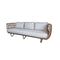 Ex-Display Nest 3-Seater Sofa with Light Grey Cushions - Cedar Nursery - Plants and Outdoor Living