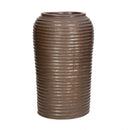 Fibreglass Ribbed Cylinder Planter - Cedar Nursery - Plants and Outdoor Living