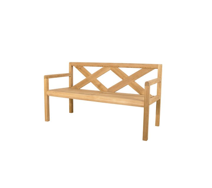 Grace 2-Seater Teak Bench from Cane-line. Buy direct from  Cedar Nursery, Surrey