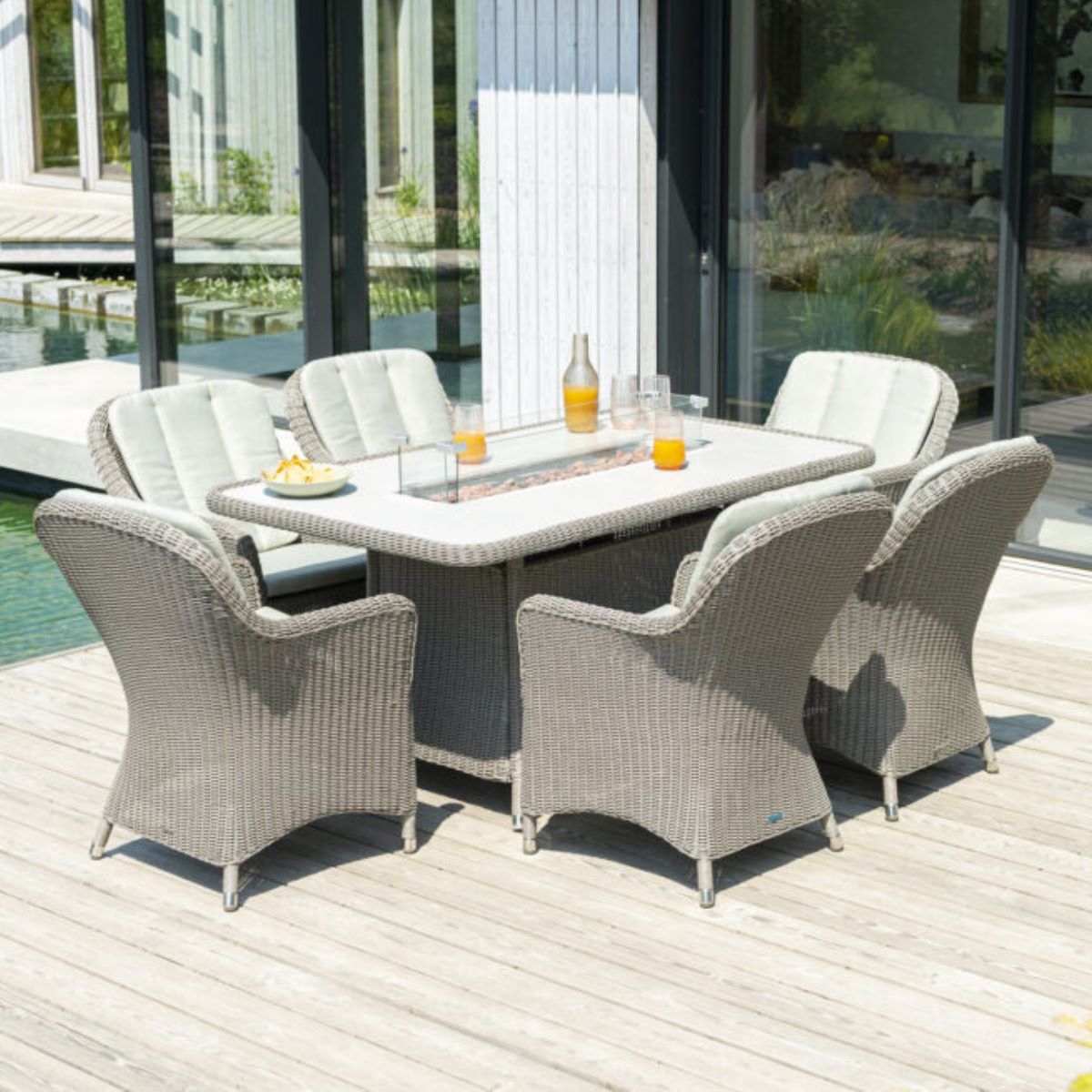 Hazelmere Rectangular Firepit Table – Cedar Nursery - Plants and ...