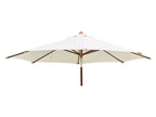 Luxury Hardwood Parasol Round - Cedar Nursery - Plants and Outdoor Living