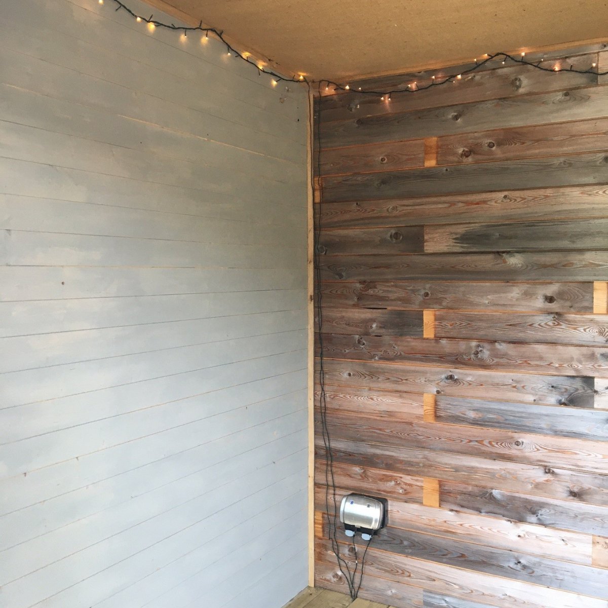 Oak and Corten Steel Garden Snug - Cedar Nursery - Plants and Outdoor Living