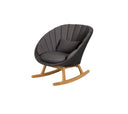 Peacock Rocking Chair With Teak Legs - Cedar Nursery - Plants and Outdoor Living