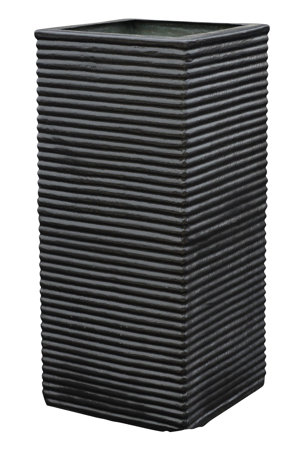 Fibreglass Ribbed Tall Planter