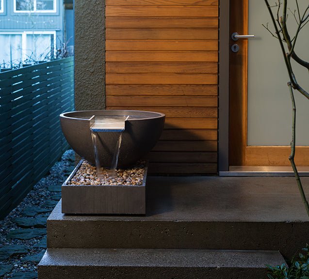Scupper 26 Water Bowl & Fountain - Cedar Nursery - Plants and Outdoor Living