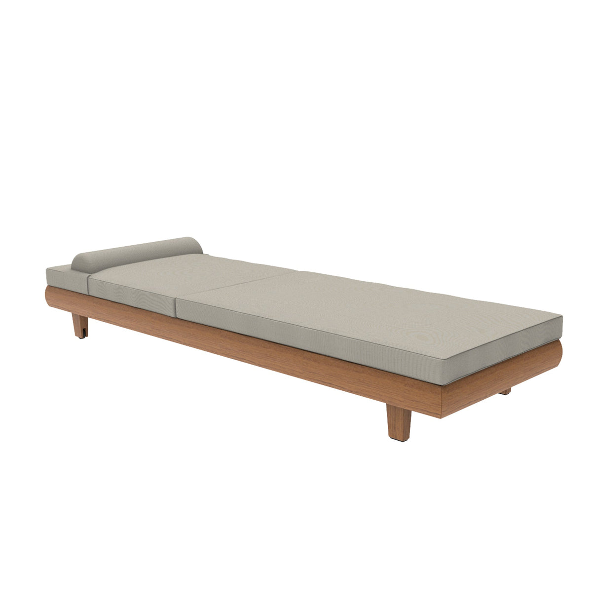 Sorrento Teak Adjustable Sunbed - Cedar Nursery - Plants and Outdoor Living