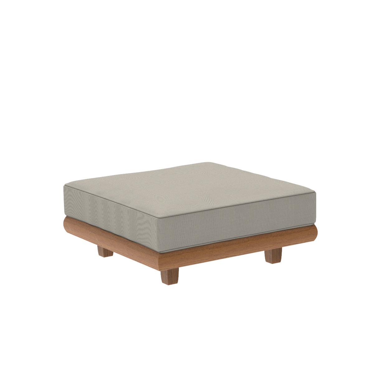 Sorrento Teak Ottoman - Cedar Nursery - Plants and Outdoor Living